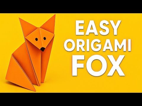 Easy Origami Fox Tutorial 🦊 | Fun Paper Craft for Everyone 