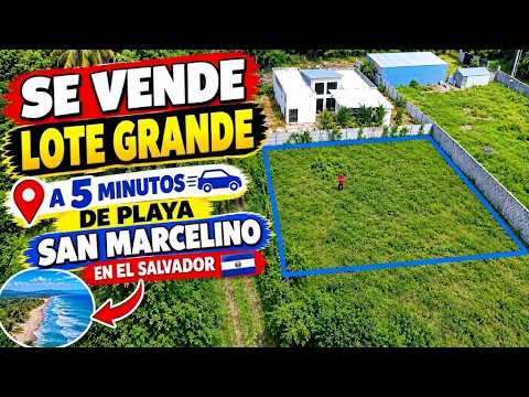 🏡🇸🇻 ¡LOTE EN VENTA CERCA DE LA PLAYA! 🌊 A solo 5 minutos de Playa San Marcelino, La Paz, El Salvador