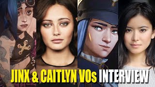 We talk to Jinx & Caitlyn's voice actors in the new League of Legends Netflix series video