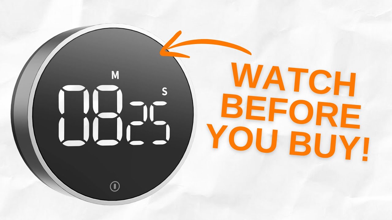 The Best Productivity Timer on Amazon (VOCOO Digital Kitchen Timer)