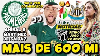 NOVA NEGOCIAÇÃO MILIONÁRIA PARA 2026? PALMEIRAS VAI OUVIR PROPOSTAS POR EMI E ANÍBAL! ÚLTIMO JOGO E+