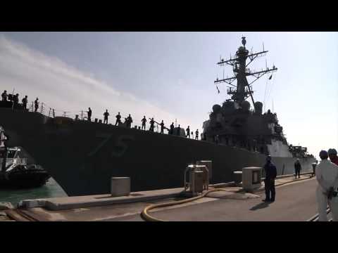 USS Donald Cook (DDG 75) deploys from Rota, Spain