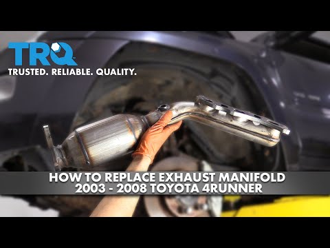 How to Replace Exhaust Manifold Catalytic Converter Assembly Drivers Side 2003 -2009 Toyota 4Runner