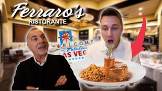 I Let the Owner of this Restaurant decide what I Eat! Ferraro's Las Vegas