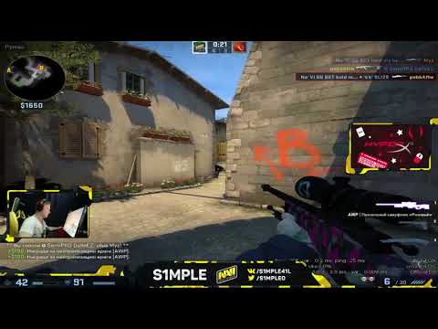 s1mple 200 IQ clutch