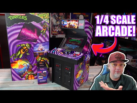 This REPLICA 1/4 Scale TMNT Turtles In Time Arcade Is BADASS!