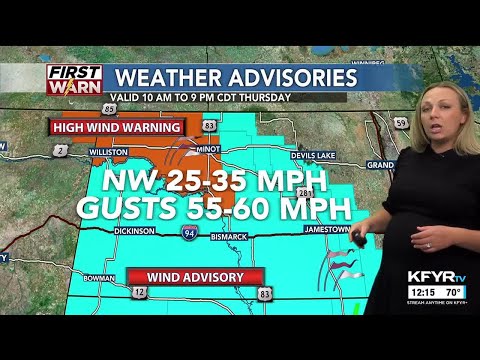 KFYR - First News at Noon - Weather 9/04/2025