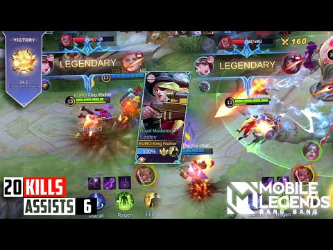 Legendary!! Lesley Perfect Build!! - Top 1 Global Lesley Build - Mobile Legends