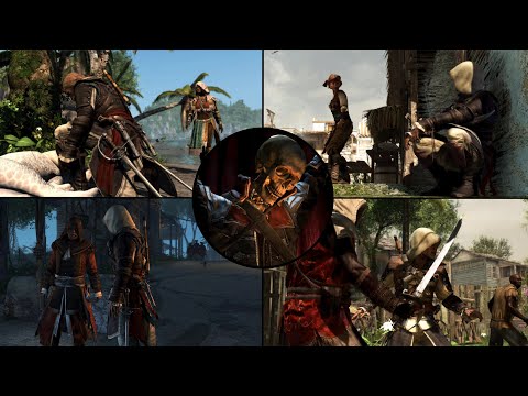 Assassin's Creed 4 Black Flag [All Templar Hunt Missions 4K]