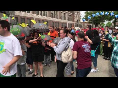 Quaker City String Band Serenade 2017 - Kids Band and Santino's Dragons
