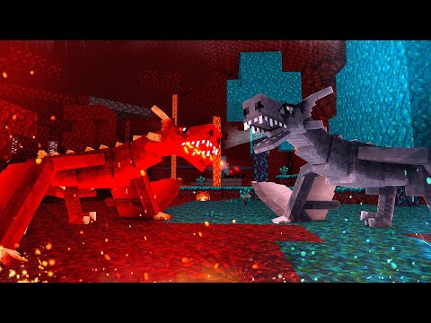 Minecraft: DRAGÃO DE FOGO VS DRAGÃO DE GELO - GAME OF DRAGONS Ep.34 ‹ KYCK ›