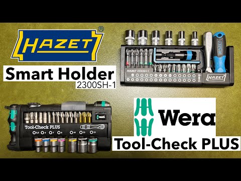 Wera vs. Hazet: Wer baut das bessere Set für die Hosentasche? Tool-Check Plus Smart Holder 2300SH-1