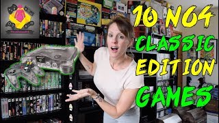 N64 Classic Edition | 10 GAMES I WANT TO SEE | Nintendo 64 Classic Video Game Console TheGebs24