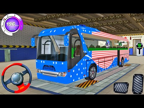 New Police Bus Driving Simulator Game Drive Cop Bus Games Prisoner Transporter 2025 Android Gameplay