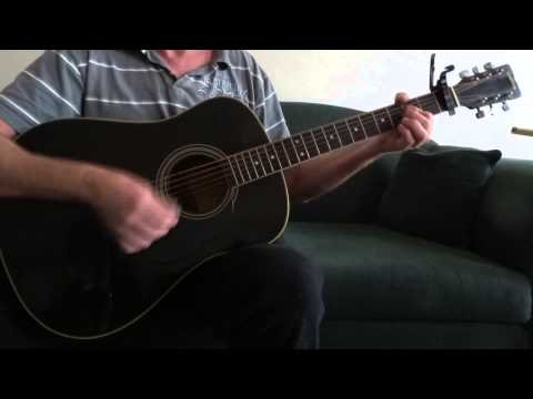 Easiest way to play Crowded House's Distant Sun. Cut down version