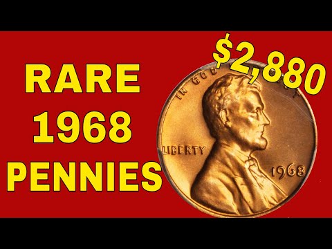 1968 Penny Errors