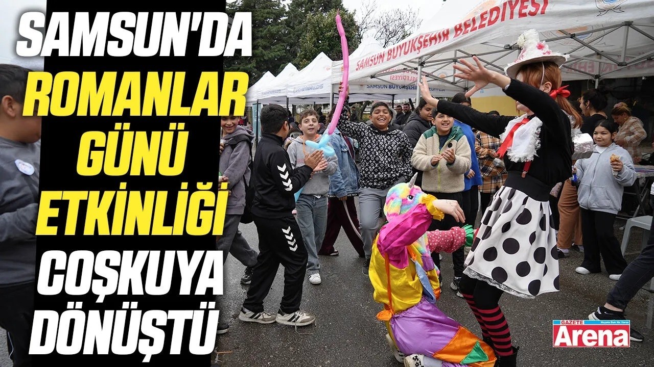 Samsun'da Romanlar Günü etkinliği coşkuya dönüştü