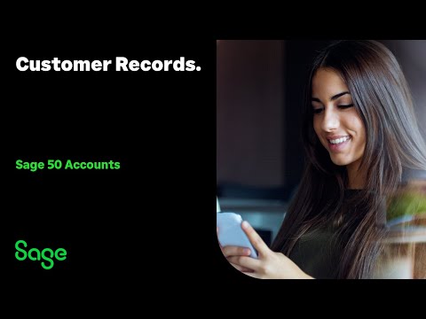 Sage 50 Accounts (UK) - Customer Records