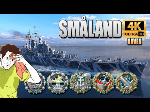 Destroyer Småland, Nice Teamwork - World of Warships