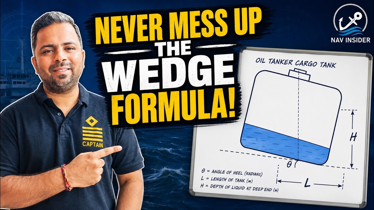 Master the Oil Tanker Wedge Formula | Marine Cargo Calculations Explained