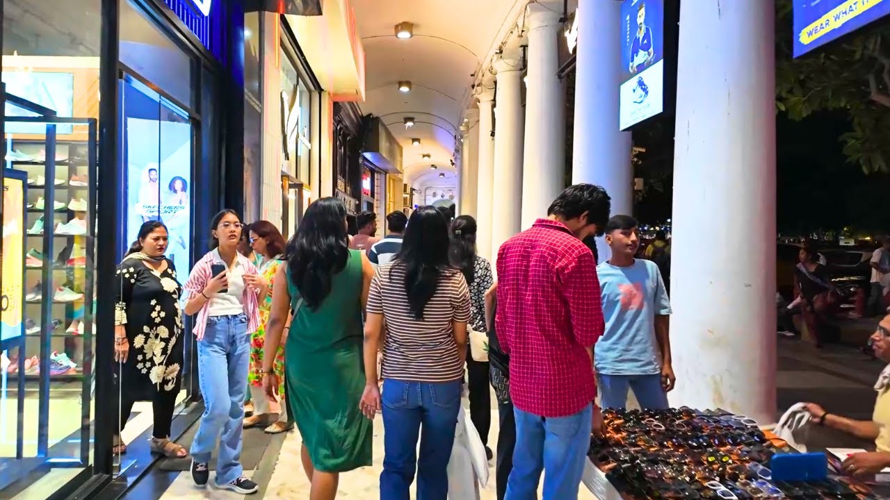 Immersive street-level walking tour through New Delhi (Other 5), India, showcasing authentic urban landscapes, local architecture, and the vibrant atmosphere of the city's neighborhoods