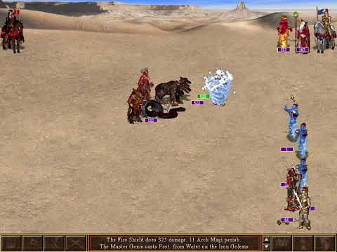 Inferno vs Tower - Heroes of Might and Magic III - 1M Gold Battles