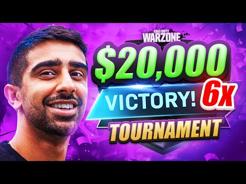 I WON ANOTHER $20,000 WARZONE TOURNAMENT! (6th Win)