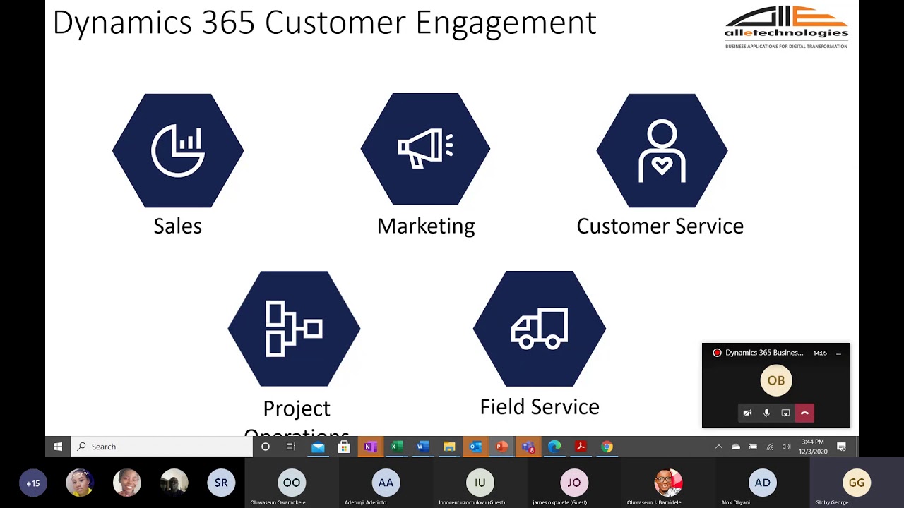 Dynamics 365 Customer Engagement Webinar