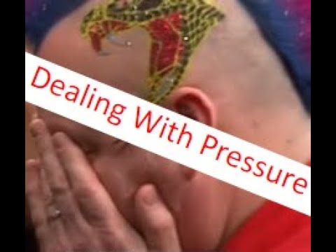 How to throw darts 4# - How to Play darts under pressure. Controlling your nerves in darts.