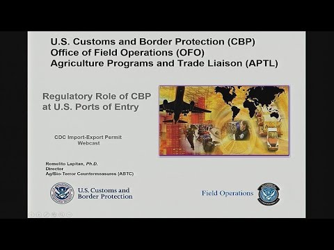 Regulatory Role of Customs, Borders and Protection at US Ports of Entry