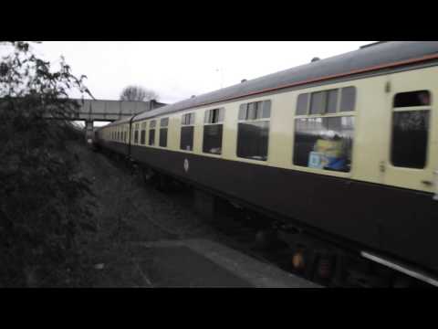 The Easter Highlander  Class 37 37607 and 37409 dpor form hexam with 47853 on the back on 29/3/2013
