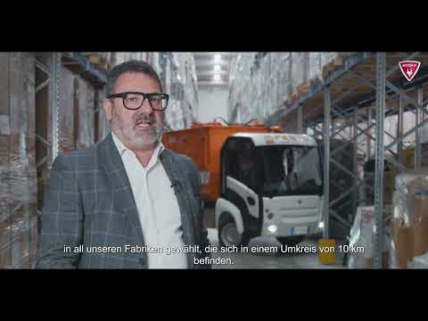 Addax Elektrotransportfahrzeug für die Entsorgung in der Kommune und Industrie.