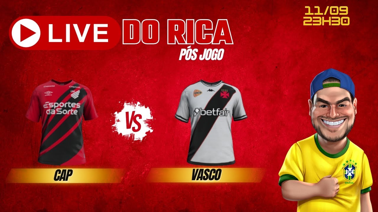 Live pós jogo - CAP x Vasco