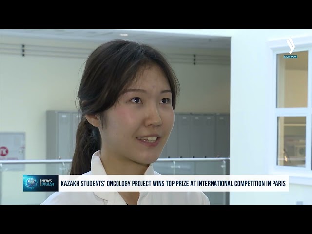 Kazakistanlı öğrenciler kanser tedavisinde yeni bir yöntem geliştirdiler