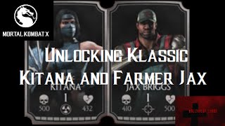 Mortal Kombat X iOS - Unlocking Farmer Jax/Klassic Kitana