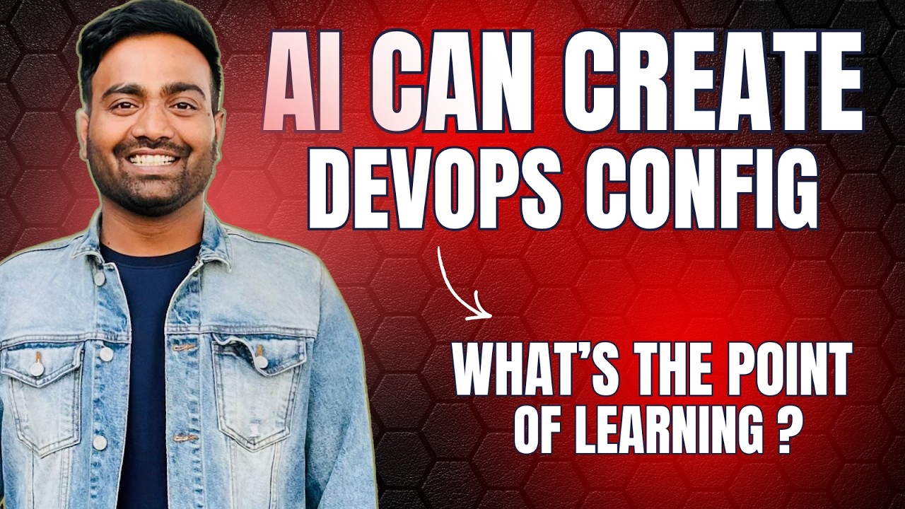 If AI can create DevOps Configuration, Why learn DevOps?