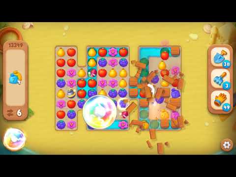 Gardenscapes level 13349 Gameplay #Bubunka