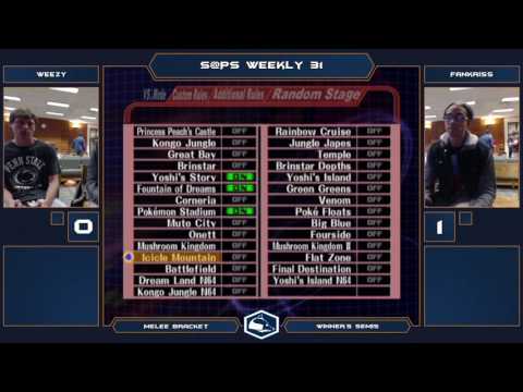 S@PS 31 Melee Singles - Weezy (Pikachu) vs Fankriss (Falco) - Winner's Semis