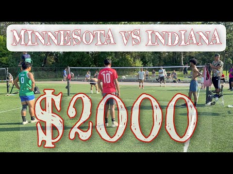 Sepak Takraw - Minnesota vs Indiana (3vs3) Full Game! 