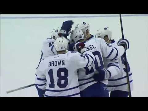 David Steckel First Goal as a Maple Leaf