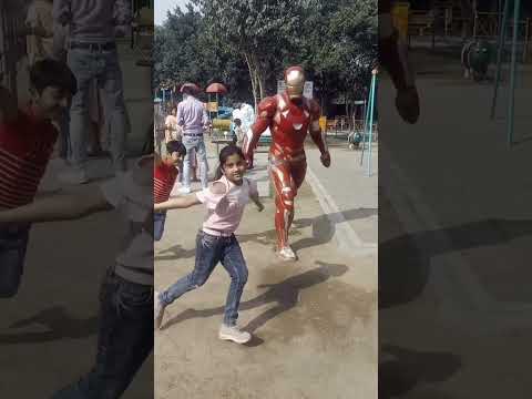 Avengers kids favourite Ironman #advik #cutebaby #anvika