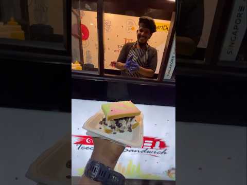 Singapore Icecream Sandwich🤩|📍Dessert Duo,Bessy| Sujay Happy Trails #icecreamsandwich #foodshorts
