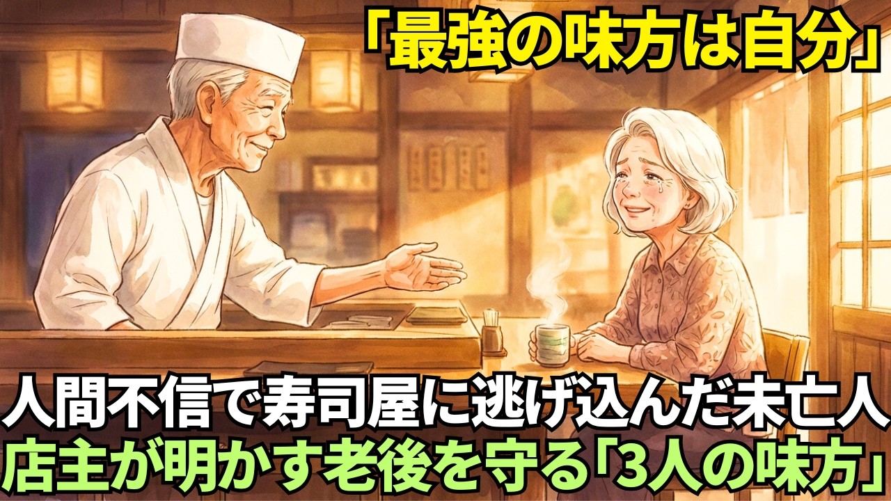 孤独な最期に怯える67歳未亡人「誰も信じられない…」「最強の味方はあんたの中にいる」空海が教える『老後の3人の守り人』【空海の教え】