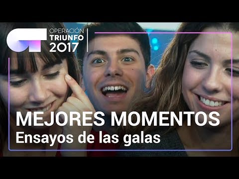 MEJORES MOMENTOS de los ensayos de las galas | OT 2017