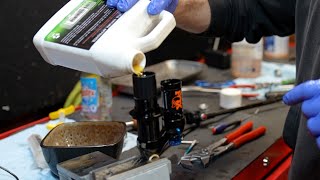 How to Bleed Fox DHX Coil shock, with almost no tools