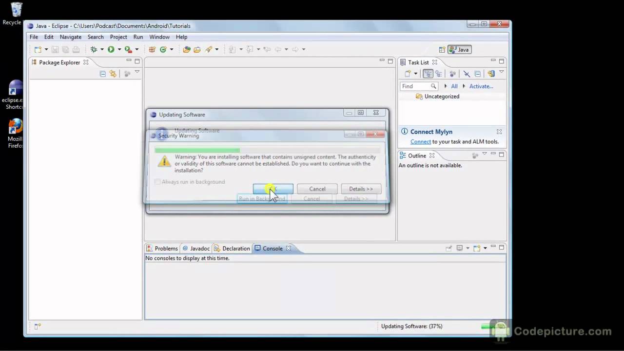 Ch 1 Vid 3 Android Programming Tutorial Updating Eclipse for Android