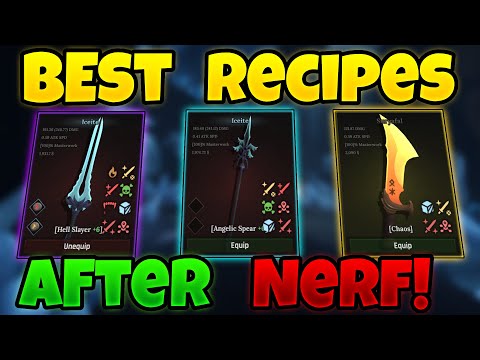 ALL UPDATED FORGE RECIPES! Best Weapons & Secret Armor Crafting (Roblox The Forge)