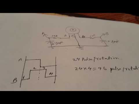 Rotary Encoder with Arduino - Interrupts input
