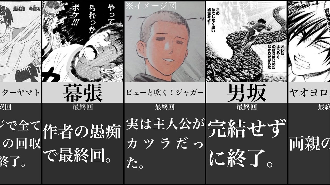 ぶっ飛んでる最終回を迎えた漫画