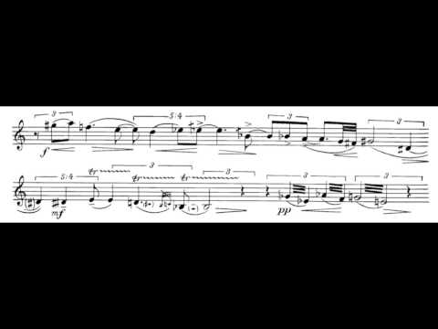 Edison Denisov (1929 - 1996) - Sonata for Clarinet Solo (1972)